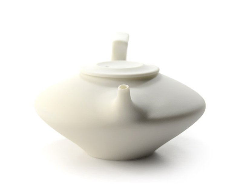 暮暮 白磁茶壺 - 茶具/茶杯 - 其他材質 白色