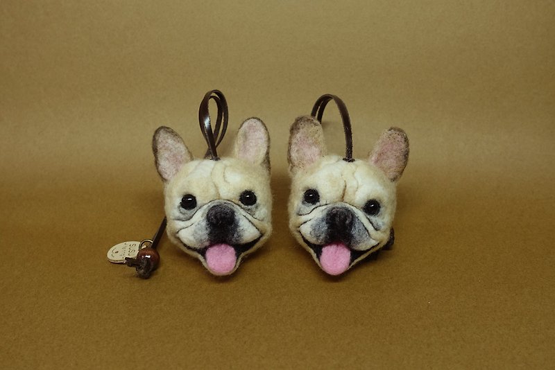 Customized pet wool felt-head leash-fixed price (please send a private message with photos) - Pet Toys - Wool Multicolor