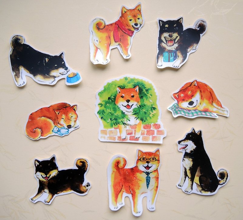 Stickers-Shiba Inu - Stickers - Paper 