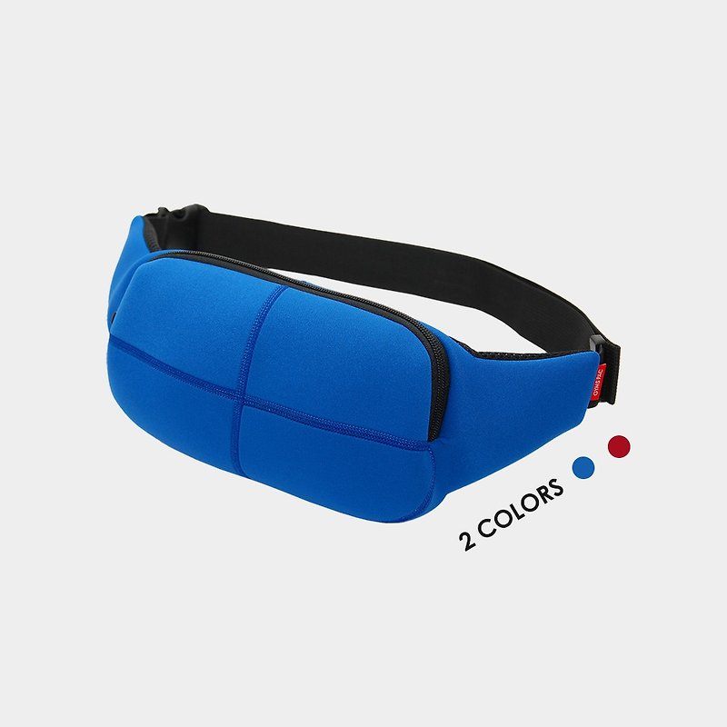 Waist Body Purse Thunder Belt Bag - กระเป๋าแมสเซนเจอร์ - วัสดุกันนำ้ สีน้ำเงิน