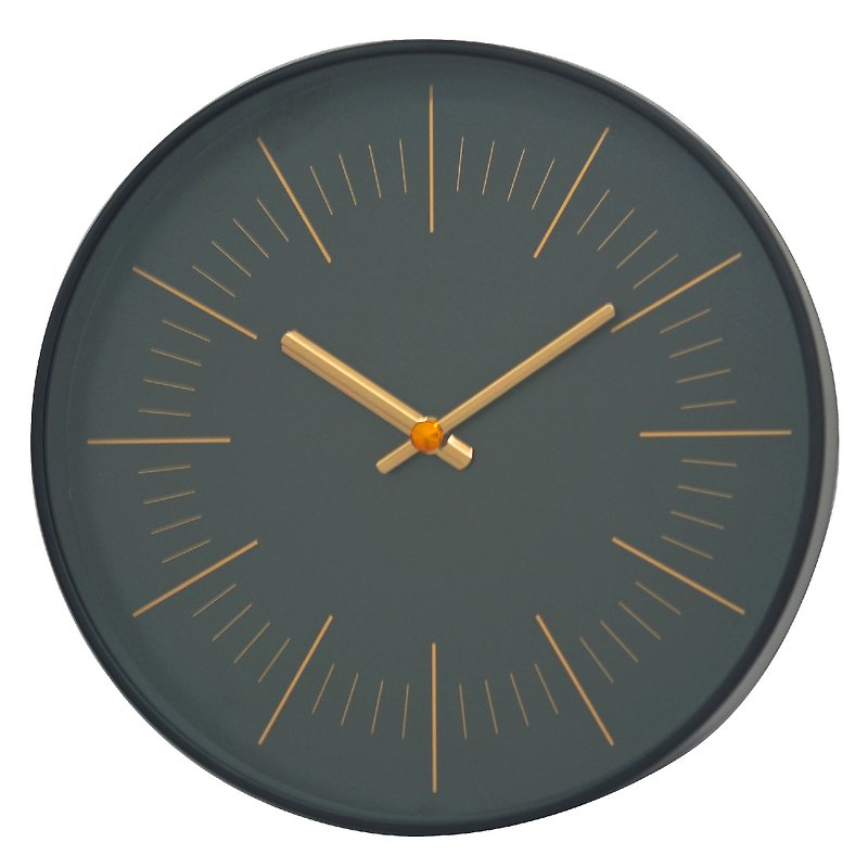 モダン - 夜のバラの掛け時計 沈黙の時計 - 時計 - その他の素材 ブラック