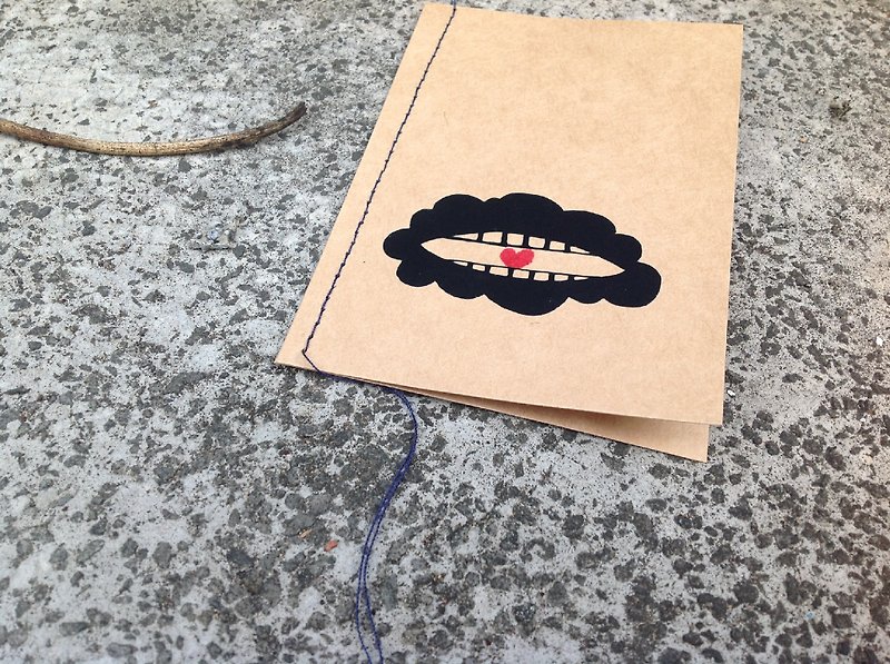 Mother's Day Craft Cards - cloud mouth: unspoken because love - การ์ด/โปสการ์ด - กระดาษ สีนำ้ตาล