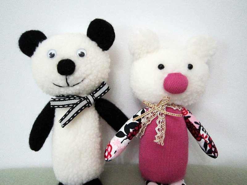 ★Sweet Valentine's Day ★I will be with you, bear doll - ตุ๊กตา - วัสดุอื่นๆ 