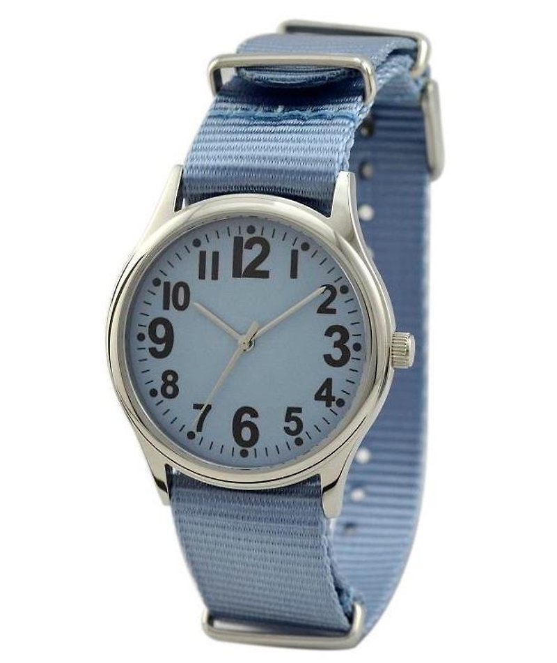 休閒手錶配尼龍帶 - 其他 - 其他金屬 藍色