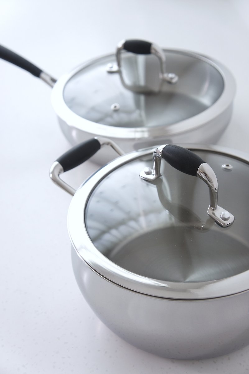 OSICHEF Apple Soup Pot (24CM) - Cookware - Other Metals Gray