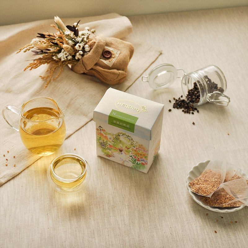 【12% OFF】Golden Tartar Buckwheat Tea_Triangle Tea Bag/Loose Tea - Tea - Other Materials Orange