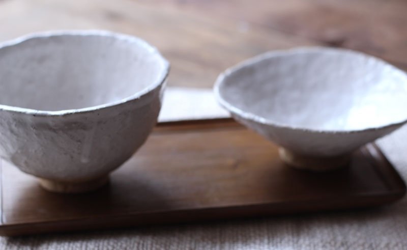 白陶手感飯碗 - Bowls - Other Materials White