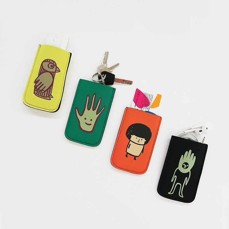 【Off-season sale】Personalized cute illustration small object storage case soft scratch-resistant splash - Other - Waterproof Material Multicolor