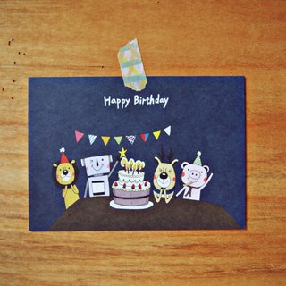 Birthday wish postcard