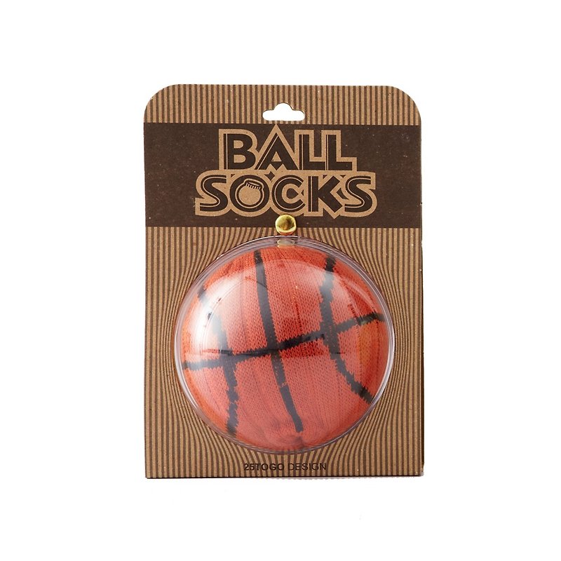 BALL SOCKS_バスケットボールソックス - ソックス - コットン・麻 オレンジ