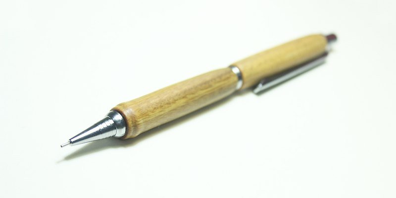 木製原木筆 （ 自動鉛筆 ） - งานไม้/ไม้ไผ่/ตัดกระดาษ - ไม้ สีเขียว