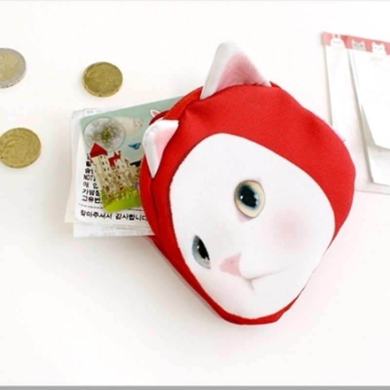 JETOY,Choo choo甜蜜貓娃娃零錢包_Red hood (J1308201) - 長短皮夾/錢包 - 防水材質 多色