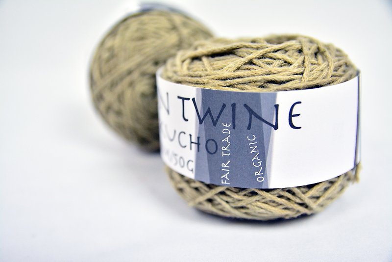 Pakucho Organic Yarn-Forest-Fair Trade - Knitting, Embroidery, Felted Wool & Sewing - Cotton & Hemp Green
