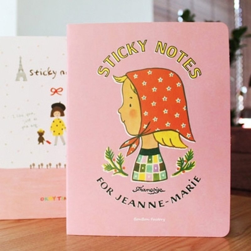 Dessin x 7321 Design-Francoise便利貼本,7321-66321 - memo/便利貼 - 紙 多色