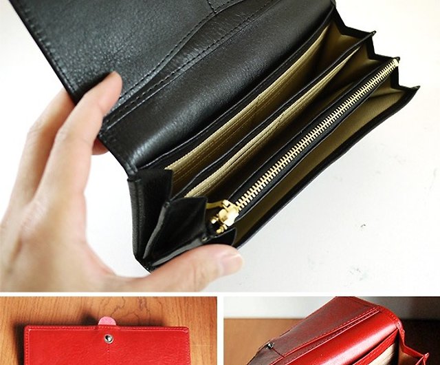  Kitamura PH0384 Women's Leather Long Wallet, Natural