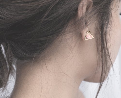 ♡ハンドメイド♡ビジューピアスイヤリング10月ローズクォーツ Jeweliss 6種類から選べる 天然石 10月 誕生石 ローズクォーツ