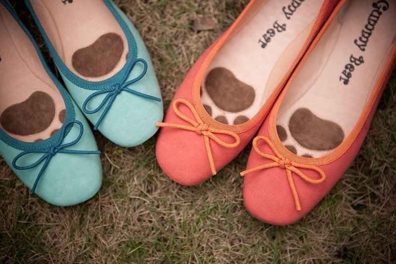 Gummy Bear-- summer solid color series - Mary Jane Shoes & Ballet Shoes - Genuine Leather Multicolor