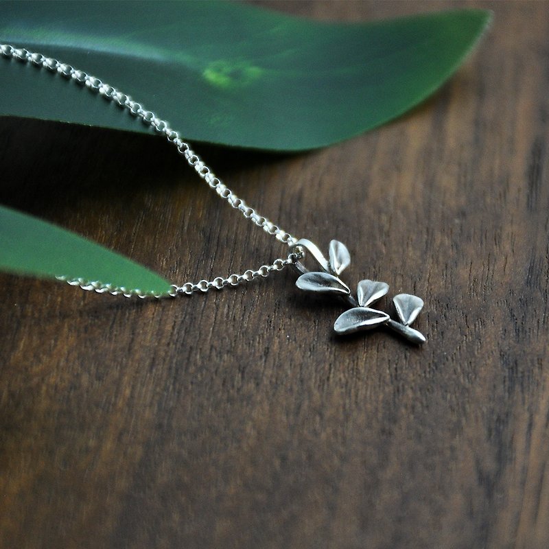 Natural seedling 925 Silver - Necklaces - Silver Silver
