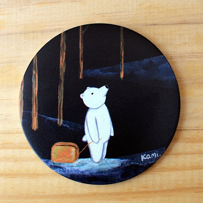 Ceramic water coaster | Travel - Coasters - Other Materials Black