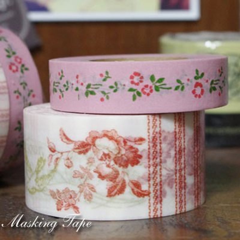 Tokyo Antique Masking Tape MT和紙膠帶 (MAS-H) - มาสกิ้งเทป - กระดาษ 