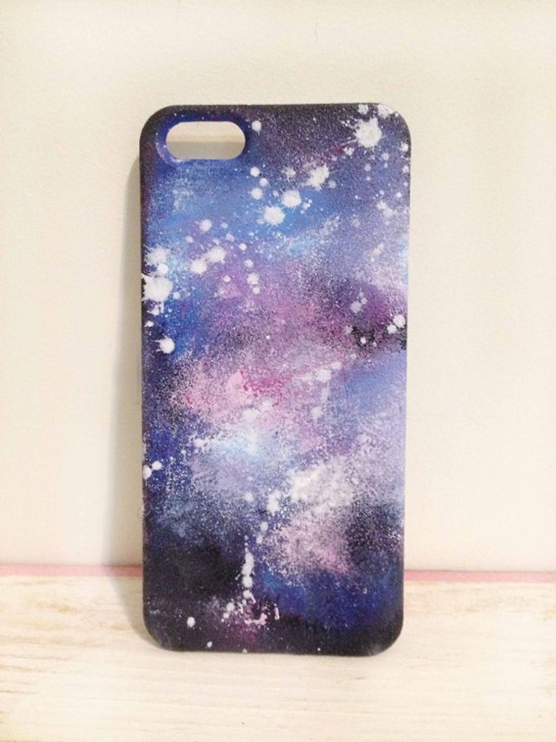 Sweet4Girls exclusive design hand-painted mobile phone shell, unique universe galaxy. iPhone 6/5 / 5s / 4s - Phone Cases - Waterproof Material Multicolor