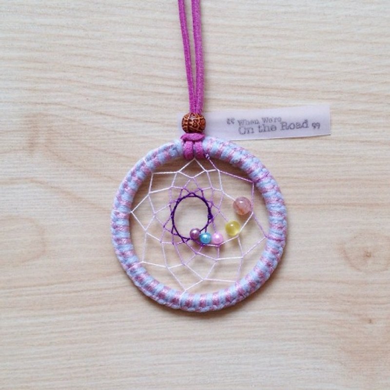 [DreamCatcher. Dream Catcher Necklace] The Castle in the Heart - Necklaces - Other Materials Purple