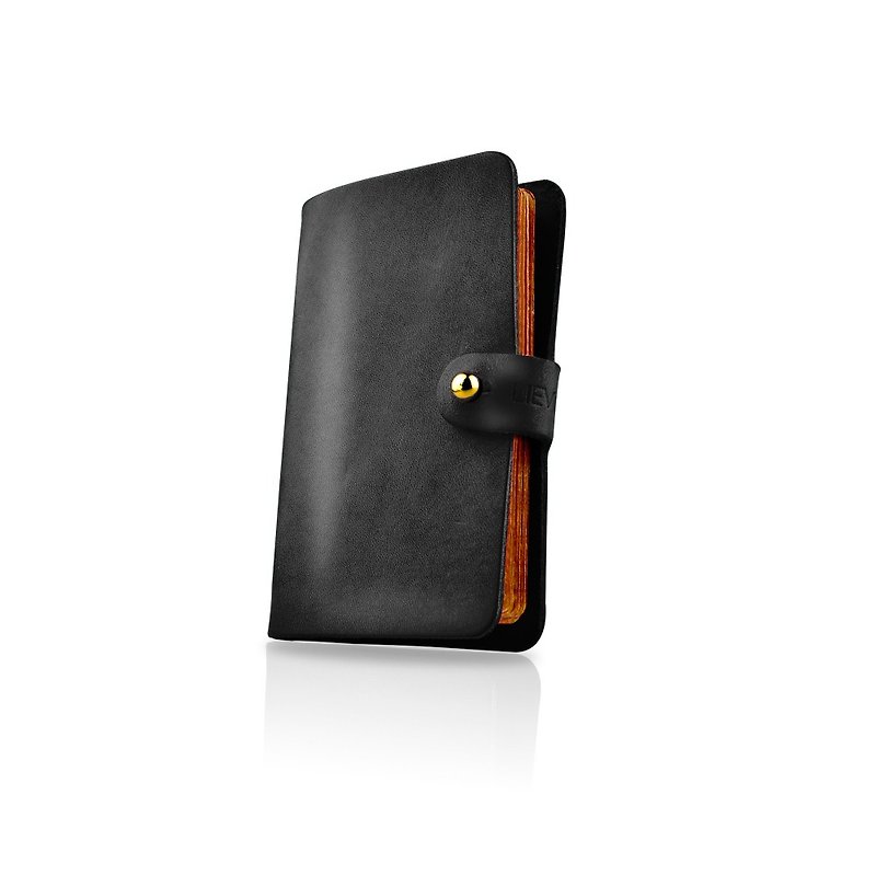 [LIEVO] EASY-Leather Proximity Card Holder_Classic Black - Other - Genuine Leather Black