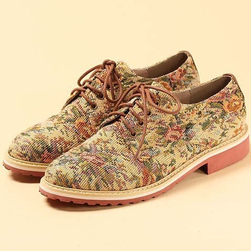 e'cho. Something New retro light sweet apricot elegant red shoes ║Ec12 - Women's Casual Shoes - Other Materials Multicolor