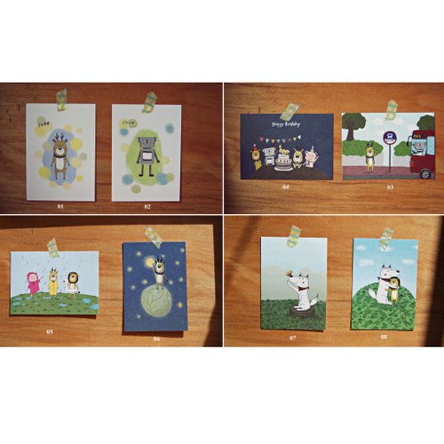 The combined price of any 2 limited-style postcards is 60 yuan