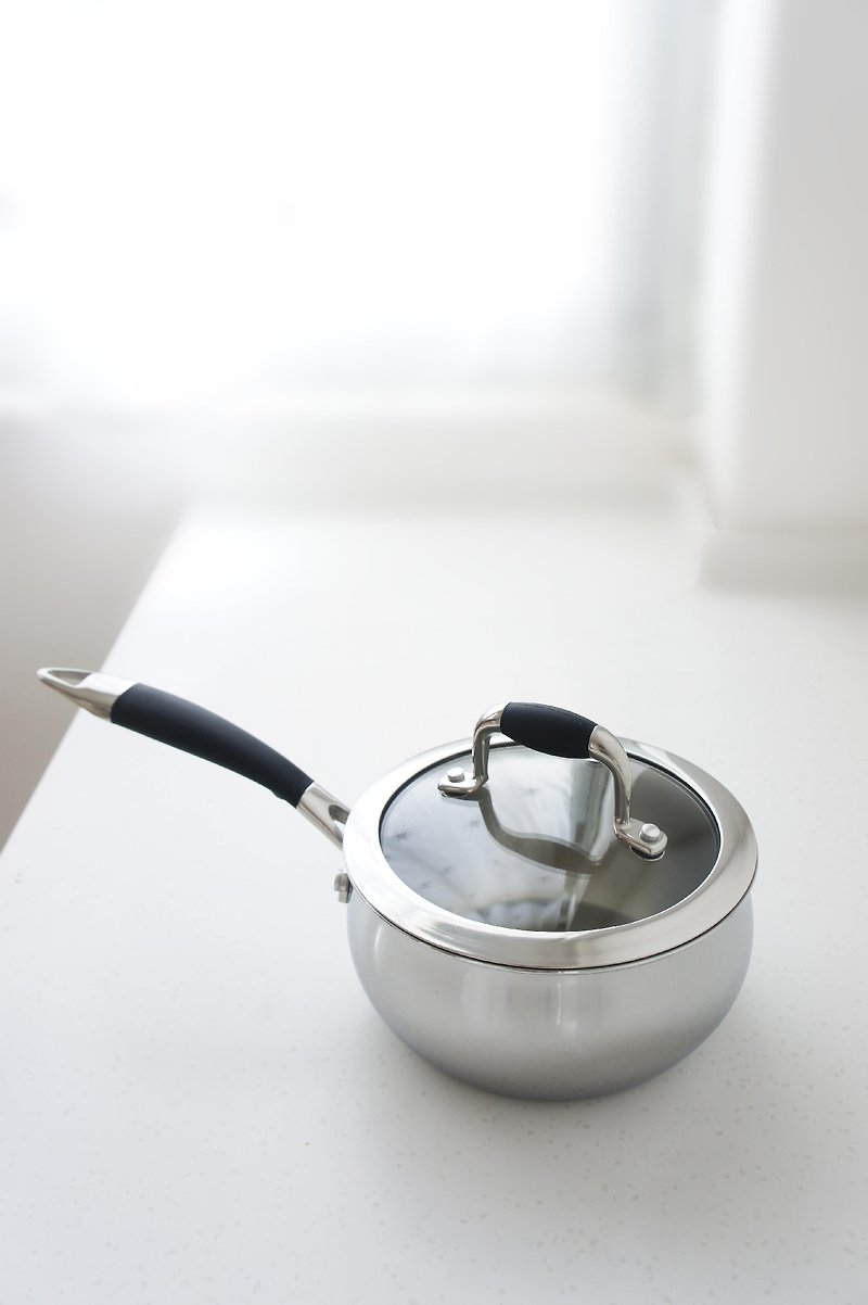 OSICHEF Apple Milk Pot (16cm) - Cookware - Other Metals Gray