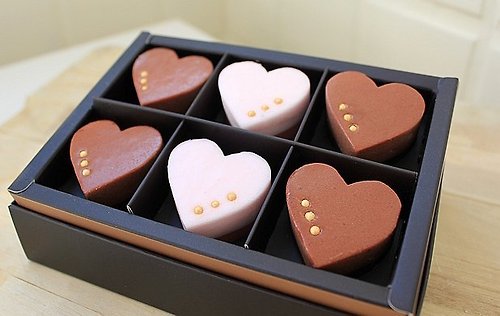 G's life 居事生活 甜蜜香氛-愛心巧克力香皂禮盒