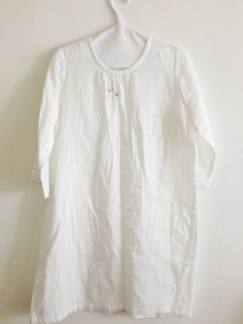 Cotton Dress/Spring: The Taste of Dessert - One Piece Dresses - Other Materials White