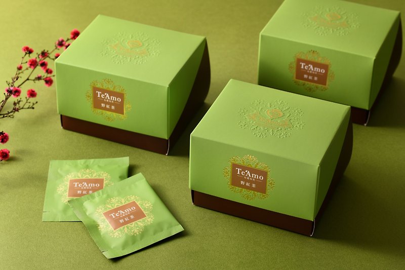 【Te'Amo 紅茶專賣店】茶包盒系列 - 野紅茶 (15入) - 茶葉/茶包 - 其他材質 綠色