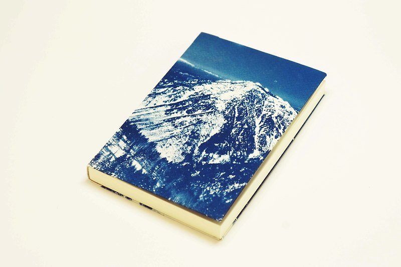 手工藍曬筆記本 - 北陸山岳 - 筆記本/手帳 - 紙 藍色
