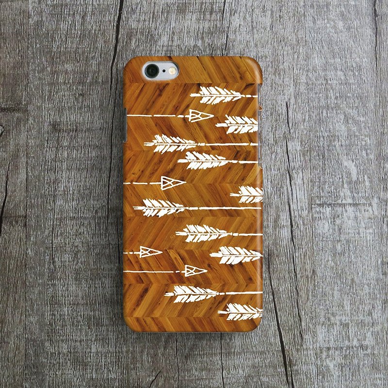 OneLittleForest-Original Phone Case-iPhone- Arrow Totem - เคส/ซองมือถือ - วัสดุอื่นๆ สีนำ้ตาล
