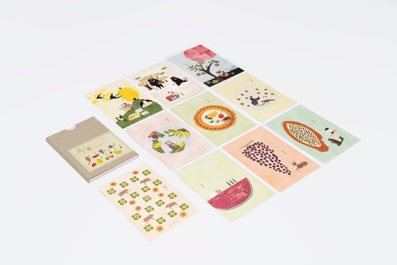 Taiwan Fruit Postcard Set (9+1 photos) - Cards & Postcards - Paper Yellow