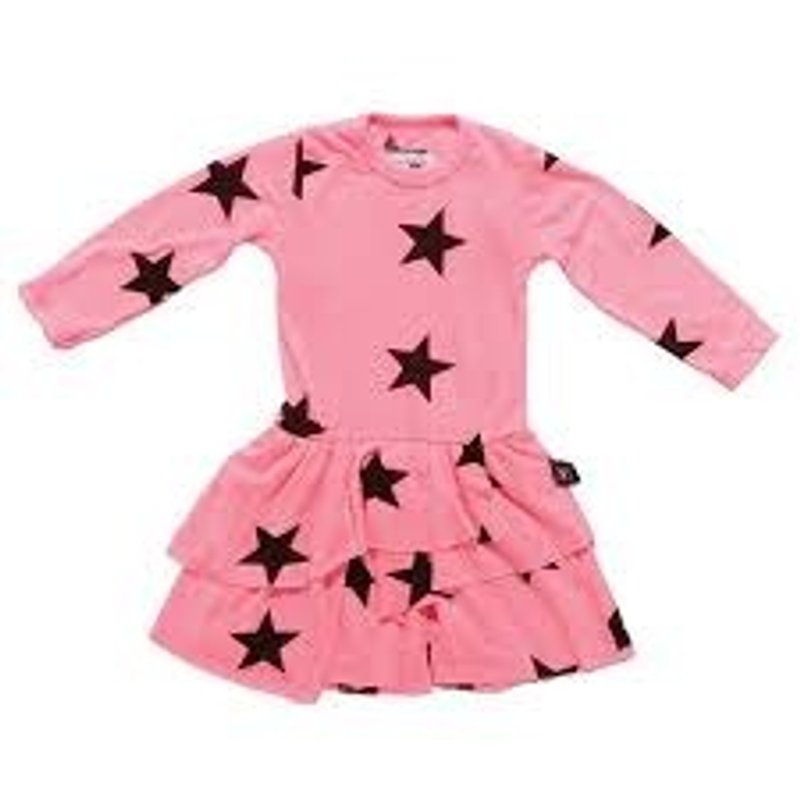 2014 autumn and winter NUNUNU cake style dress star models - Other - Cotton & Hemp Pink