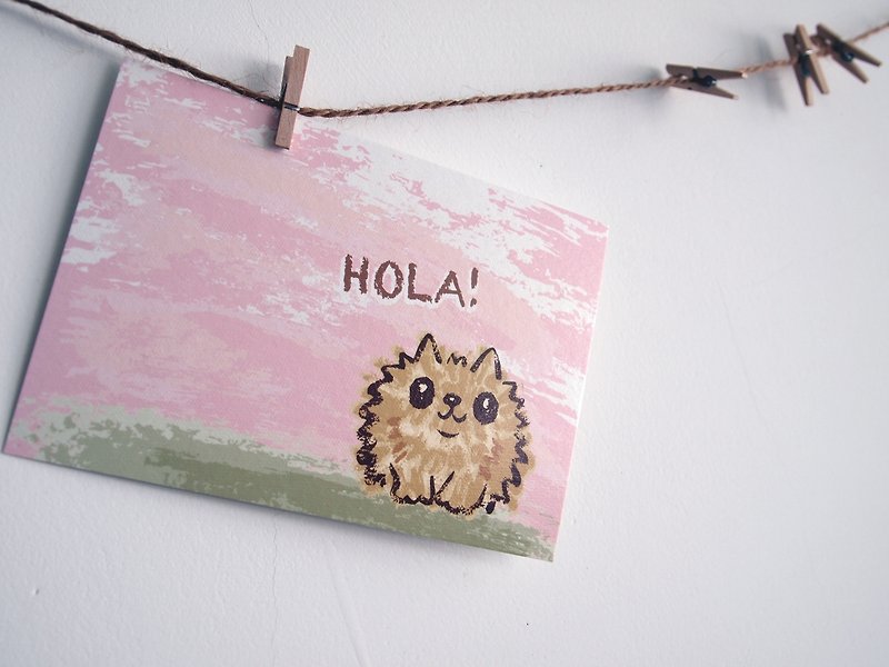 Postcard-Hola! Bomei - การ์ด/โปสการ์ด - กระดาษ 