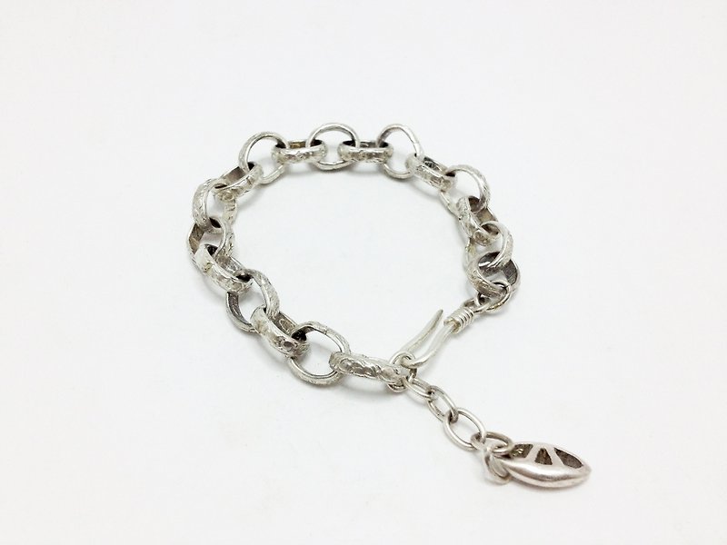 Udoxia No. 6 Sterling Silver Bracelet (Snow Silver) | Eudoxia - Bracelets - Other Metals Gray