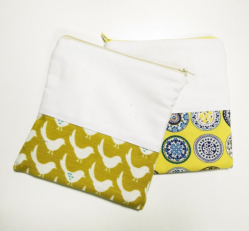 Crisp box pouch - Toiletry Bags & Pouches - Other Materials Yellow