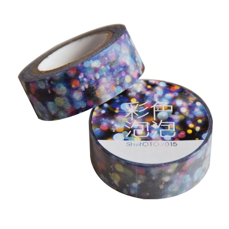 Color Bubble - paper tape - Washi Tape - Paper Multicolor
