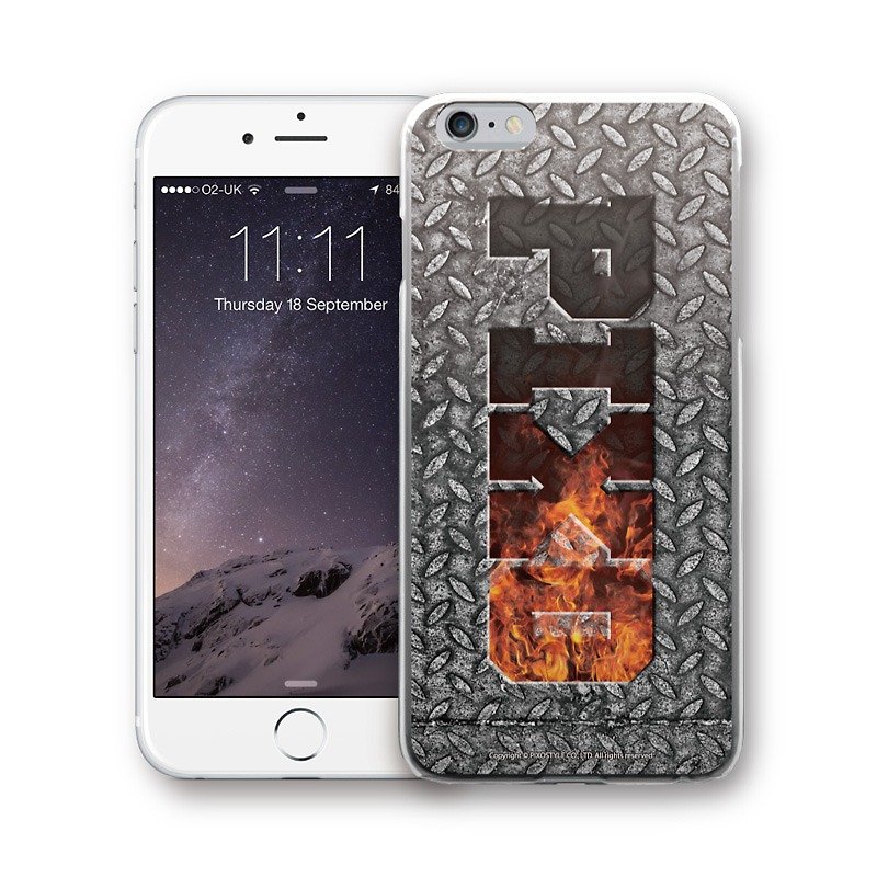AppleWork iPhone 6 / 6S / 7/8 Original Design Case - Sheet Metal PSIP-208 - เคส/ซองมือถือ - พลาสติก สีเทา