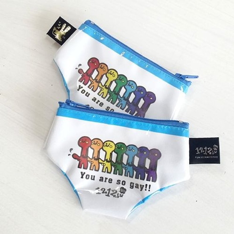 1212 play design can not wear underwear monopoly - You are so gay!) - Coin Purses - Other Materials Multicolor