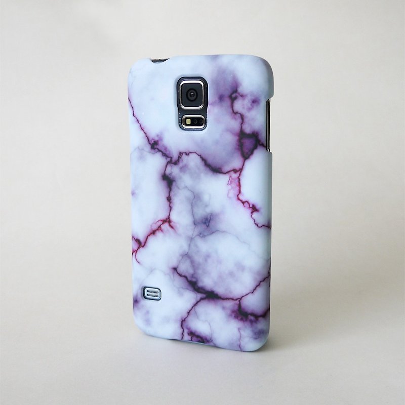 白色雲石紋 - iPhone 手機殼, Samsung Galaxy 手機套 Samsung Galaxy Note 電話殼 - 手機殼/手機套 - 塑膠 白色
