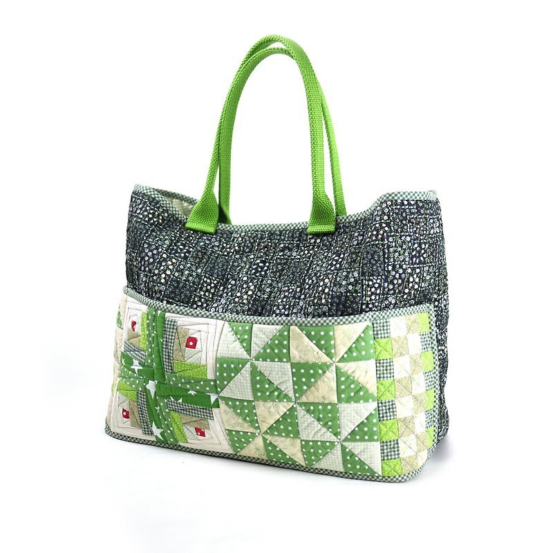 Shan Aqua - three days of dual-use package - Messenger Bags & Sling Bags - Cotton & Hemp Green