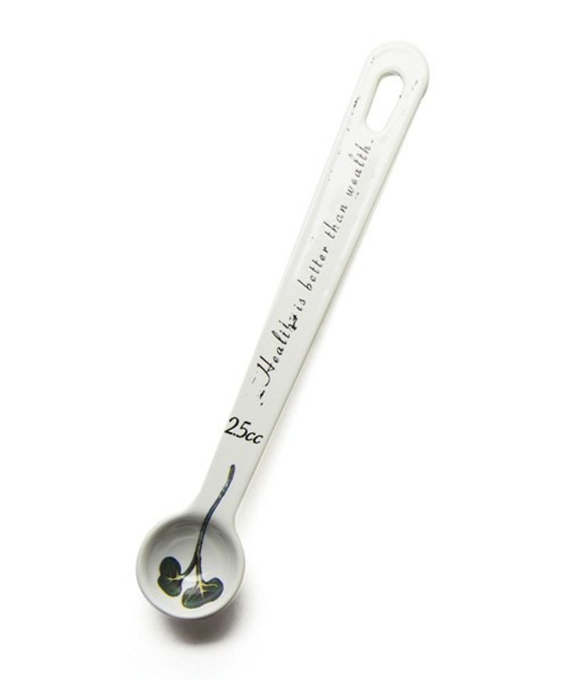 Japan Goody Grams enamel tableware (2.5cc measuring spoon) - ช้อนส้อม - วัสดุอื่นๆ 