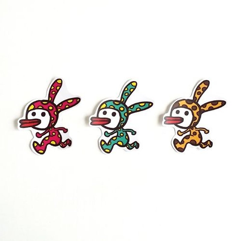 1212 fun design waterproof stickers funny stickers everywhere - pajama party - Stickers - Waterproof Material Multicolor