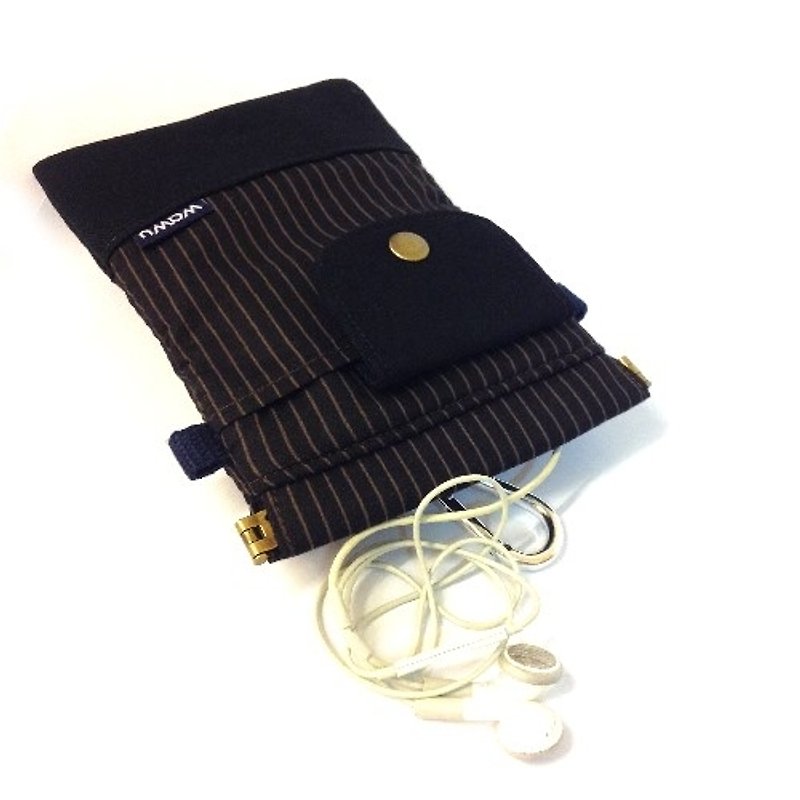 WaWu Pocket bag / bag belts (black stripe) * Limited / passport security package / sports bag music - Other - Other Materials Black