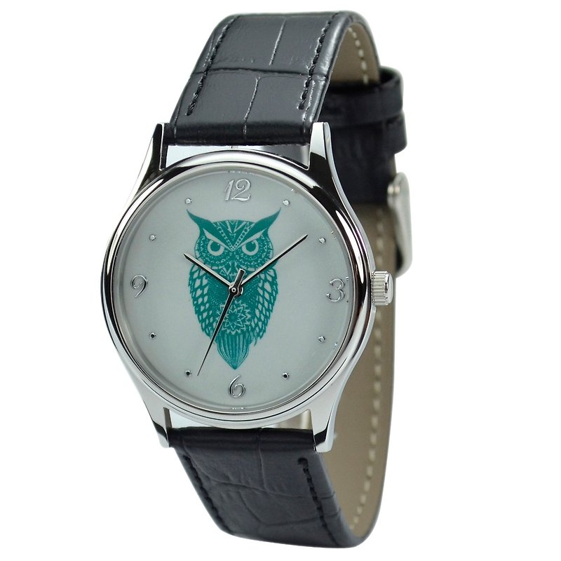 Owl Watch-Unisex Design-Free Shipping Worldwide - Women's Watches - Other Metals Green