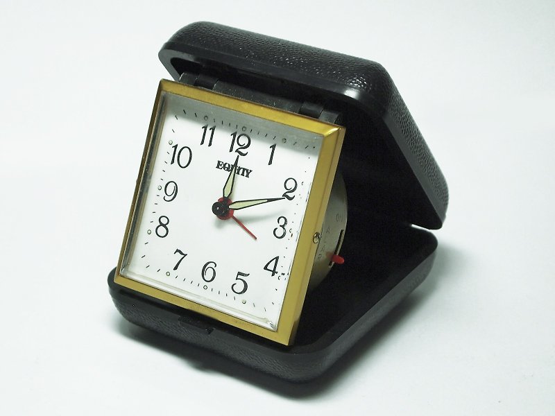80--90年の時計仕掛けの機械式時計・エクイティ - 時計 - 金属 ブラック
